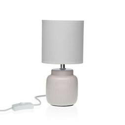 Versa S3413037 - Lampe de bureau Vesta Blanc Céramique 13 x 26 x 10 cm