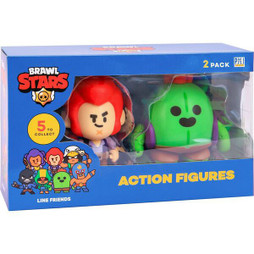 Brawl Stars S91108841 - Ensemble de Figurines BRW6015A 2 Pièces