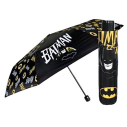 Batman S8430682 - Faltbarer Regenschirm Perletti Schwarz Ø 91 cm Für Kinder