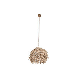 Home ESPRIT S3058267 - Ceiling Light Natural Wood Eucalyptus wood 50 W 40 x 40 x 40 cm