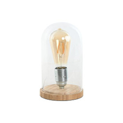 Home ESPRIT S3056471 - Desk lamp Natural Bamboo Crystal 50 W 220 V 13 x 13 x 22 cm