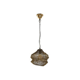 Home ESPRIT S3057541 - Ceiling Light Golden Metal Iron 50 W 26 x 26 x 24 cm