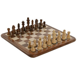 Home ESPRIT S3059742 - Jeu dÉchecs Érable Acacia