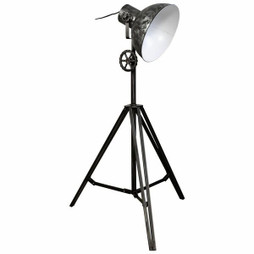 Alexandra House Living D1632628 - Lampadaire Noir 25 x 138 x 30 cm
