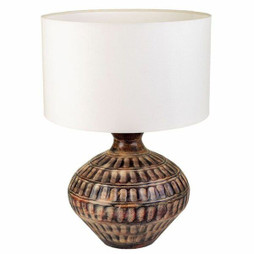 Alexandra House Living D1631168 - Lampe de bureau Marron Fer 31 x 58 x 31 cm