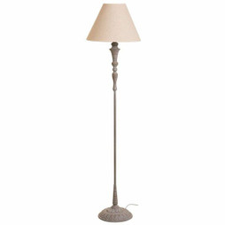 Alexandra House Living D1632071 - Lampadaire Blanc Gris 220-240 V 38 x 154 x 38 cm