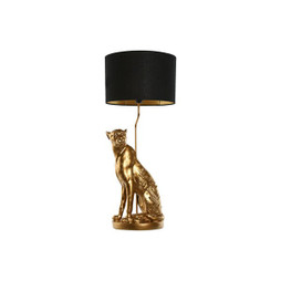 Home ESPRIT S3057845 - Lampe de bureau Noir Doré 33 x 33 x 78,5 cm