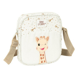 Sophie la Girafe S4310592 - Umhängetasche Beige 16 x 18 x 4 cm