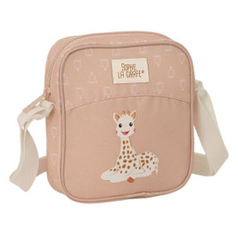Sophie la Girafe S4310586 - Sac à Bandoulière Beige 16 x 18 x 4 cm