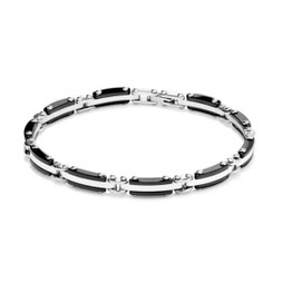 Radiant S7290595 - Bracelet Homme RH000002 Noir Argenté