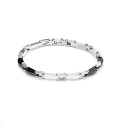 Radiant S7290580 - Bracelet Homme RH000006 Noir Argenté