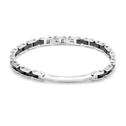 Radiant S7290565 - Bracelet Homme RH000001 Noir Argenté