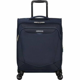 American Tourister S9912133 - Valise cabine SummerRide Spinner Bleu 47 L 55 x 40 x 23 cm