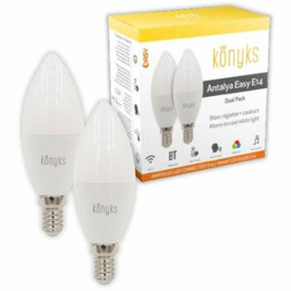 Konyks S71001436 - Candle LED Light Bulb e14 White