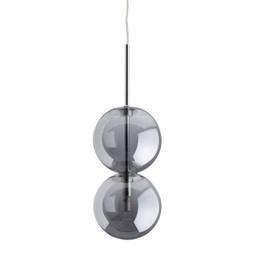BigBuy Home S8805806 - Ceiling Light Silver Crystal Iron 28 W 220-240 V Ø 15 cm 15 x 15 x 120 cm