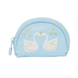 Glow Lab S4309896 - Porte-monnaie Cisnes Bleu 9.5 x 7 x 3 cm