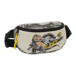 Jurassic World S4309810 - Gürteltasche Warning Grau 23 x 14 x 9 cm