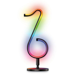 Activejet S9121655 - Lampe de bureau AJE-MELODY RGB Noir Plastique 7 W 5 V
