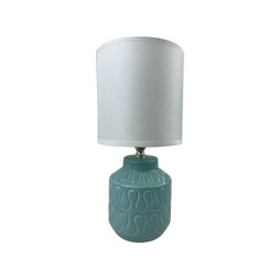 Versa S3411936 - Desk lamp Lizzy Blue Ceramic 13 x 26,5 x 10 cm