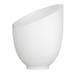 Activejet S9121624 - Écran de lampe BENITA Blanc verre 26 x 12 x 12,5 cm