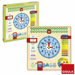 Goula S71007717 - Educational Game Calendar clock