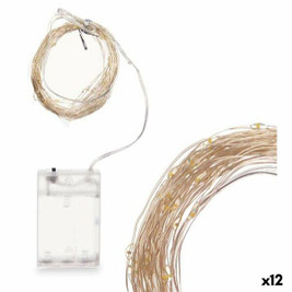 Gift Decor S3631305 - Guirlande lumineuse LED Blanc 15,4 m (12 Unités)