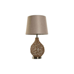 Home ESPRIT S3054189 - Desk lamp Brown Beige Golden Natural 50 W 220 V 33 x 33 x 60 cm