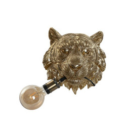 Home ESPRIT S3053136 - Wall Lamp Golden Resin 50 W Colonial Tiger 220 V 27,5 x 20,5 x 27 cm