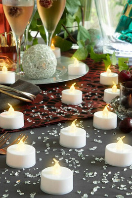 InnovaGoods V0103821 - Set of LED Tealight Candles Romandle 12 Units