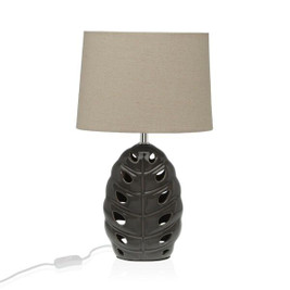 Versa S3411386 - Desk lamp Silver Ceramic 13 x 33 x 25 cm