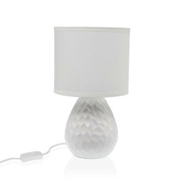 Versa S3411166 - Desk lamp White Ceramic 40 W 15,5 x 27,5 cm