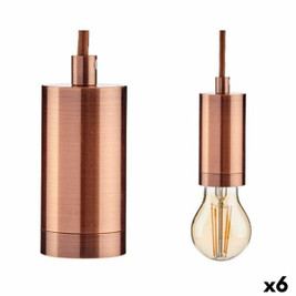 Gift Decor S3625264 - Suspension Bronze Métal 60 W 9,5 x 9,5 x 9,7 cm (6 Unités)