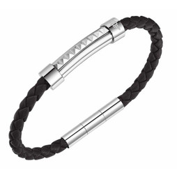 Police S0387803 - Mens Bracelet PEAGB0001409 Leather 20 cm