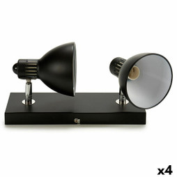 Grundig S3625023 - Ceiling Light Black Metal 40 W 15 x 9 x 32 cm E14 (4 Units)