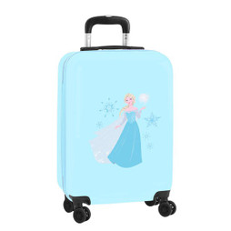 Frozen S4308632 - Cabin suitcase Believe 20 34,5 x 55 x 20 cm Sky blue