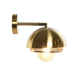 DKD Home Decor S3043658 - Applique Doré Métal Fer 50 W Moderne 220 V 20 x 24 x 16 cm