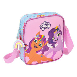My Little Pony S4308609 - Umhängetasche Wild & free Blau Rosa 16 x 18 x 4 cm