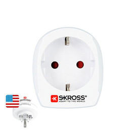 Skross S7914081 - Adaptateur de courant 1500203-E Européen États-Unis