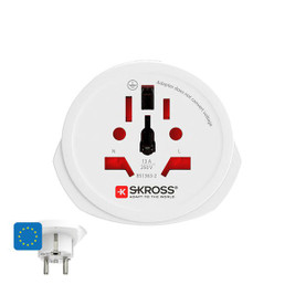 Skross S7914082 - Adaptateur de courant 1500211-E Européen International