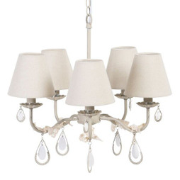 BigBuy Home S8801930 - Ceiling Light 51 x 50 x 96 cm Metal Taupe Ø 15 cm Classic