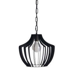 BigBuy Home S8801132 - Suspension 35 x 35 x 31 cm Noir Métal