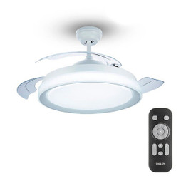 Philips S7911262 - Ventilateur de Plafond avec Lumière Atlas Blanc 35 W 28 W 4500 Lm