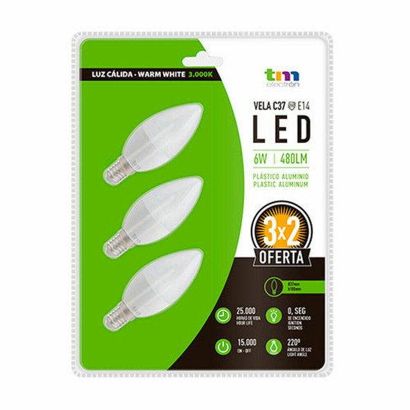 TM Electron S6502714 - LED-Lampe E14 3000 K