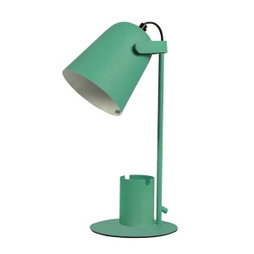 iTotal S8418593 - Lampe de bureau COLORFUL Vert Turquoise Métal 35 cm