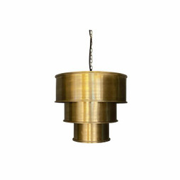 DKD Home Decor S3040051 - Suspension Doré Fer (42 x 42 x 41 cm)
