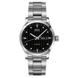 Mido S72112674 - Montre Homme MIDO-M0058301105100 Noir Argenté (Ø 38 mm)