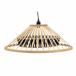 DKD Home Decor S3040172 - Suspension Marron Bambou 50 W (60 x 60 x 21 cm)