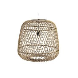 DKD Home Decor S3031097 - Suspension Marron Clair Rotin (44 x 44 x 41 cm)