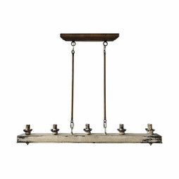 DKD Home Decor S3041824 - Suspension Sapin Métal Vintage (111,5 x 12 x 88 cm)