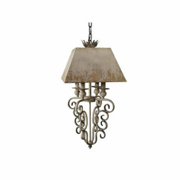 DKD Home Decor S3041822 - Suspension Métal Néoclassique (37,5 x 37,5 x 73,5 cm)